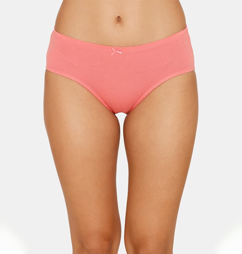 Women Pack Of 3 Solid Anti-bacterial Hipster Briefs